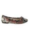 Sam Edelman Women's Felicia Ballet Flats Women's Shoes In Grey Pink