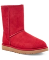 Ugg Classic Ii Genuine Shearling Lined Short Boot In Wine/ Kiss