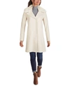 KENNETH COLE PETITE FAUX-FUR-COLLAR WALKER COAT, CREATED FOR MACY'S