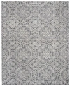 SAFAVIEH ABSTRACT 522 GRAY AND IVORY 9' X 12' AREA RUG