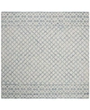 SAFAVIEH ABSTRACT 203 BLUE AND IVORY 6' X 6' SQUARE AREA RUG