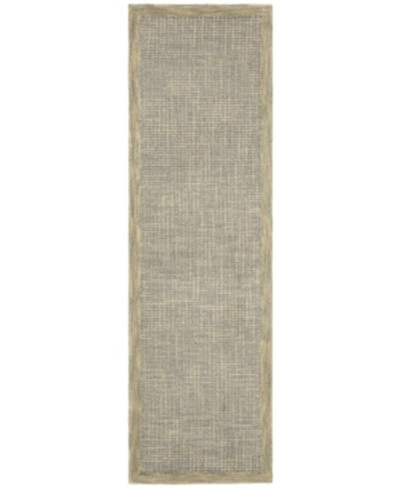 Safavieh Abstract 220 Gold And Gray 2'3" X 8' Runner Area Rug In Yellow