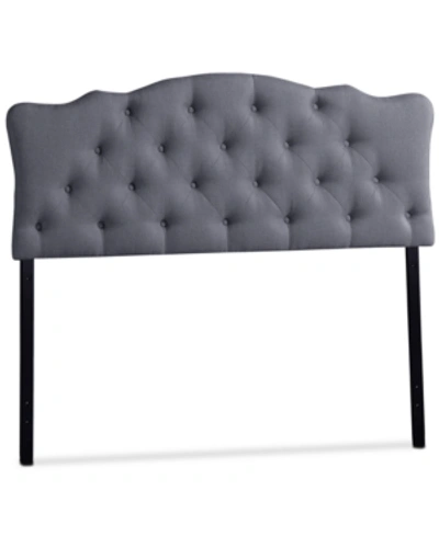 Furniture Lesedi Queen Scalloped Headboard In Grey
