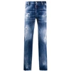 Dsquared2 Distressed Skinny Jeans In Blue