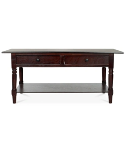 Safavieh Bailee Coffee Table In Dark Cherry