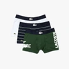 LACOSTE 3-PACK ASSORTED TRUNKS