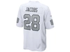 Nike Men's Nfl Las Vegas Raiders (josh Jacobs) Game Football Jersey In White/silver