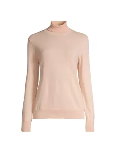 Lafayette 148 Lurex Cashmere Turtleneck In Aura