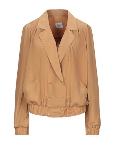 Alysi Suit Jackets In Camel