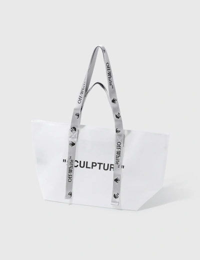 Off-white Small Commercial Tote Bag In White