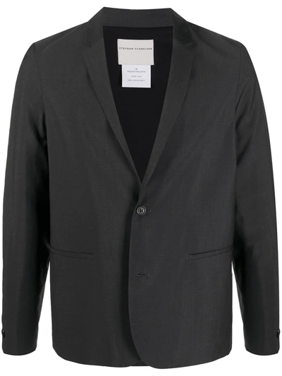 Stephan Schneider Cambridge Single-breasted Wool Blazer In Grey