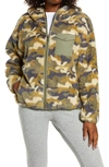 Ugg Kadence Zip Up Jacket In Camo-multi