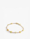 ANNI LU PETALS SEED BEADED AND 18CT GOLD-PLATED BRASS BRACELET,R03649092