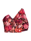 AMUR Mariana Floral Crop Top