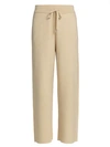 Atm Anthony Thomas Melillo Cropped Knit Pants In Sandstone Chalk