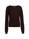 Rick Owens Biker New Wool Knit Sweater In Burgundy