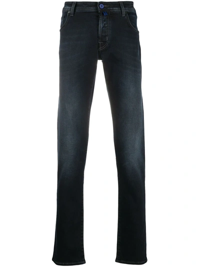 Jacob Cohen Five Pocket Slim-fit Jeans In Blue