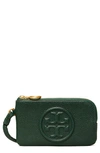 TORY BURCH PERRY BOMBÉ LEATHER CARD CASE,73531