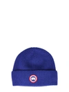 Canada Goose Wool Beanie In Blue