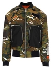 Heron Preston Camouflage-print Bomber Jacket In Green