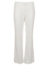 BALMAIN BALMAIN WOMEN'S WHITE COTTON PANTS,UF15252167L0FA 40