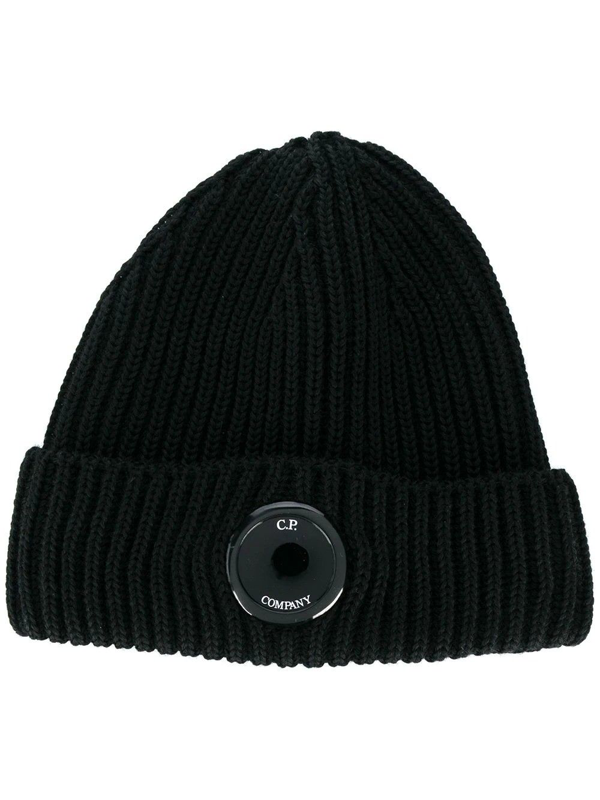 C.p. Company Cp Company Men's Black Wool Hat ModeSens