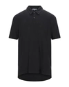 James Perse Polo Shirts In Black