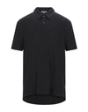 James Perse Brushed Lotus Polo Shirt In Black