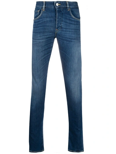 Dondup Skinny Fit Jeans In Blue