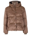 BRUNELLO CUCINELLI Hooded Padded Ribbed Jacket