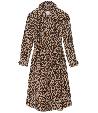 Alani String Dress In Beige Leopard In Animal Print