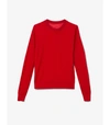 Proenza Schouler Lightweight Wool-blend Crewneck Sweater In /red