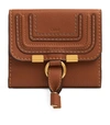 CHLOÉ LEATHER MARCIE SQUARE WALLET,15914303