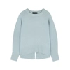 ARCH4 BREDIN DUCK EGG BLUE CASHMERE JUMPER,3912395