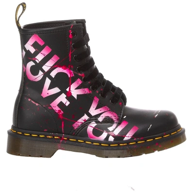 Dr. Martens Women's Black Leather Ankle Boots
