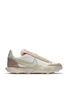 Nike Women's Waffle Racer Lx Series Qs - Pale Ivory/silver-muslin-jade Aur - Size 6 In Pale Ivory  Silver  Muslin  Jade  & Aura