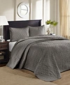 Madison Park Quebec Quilted 3-pc. Bedspread Set, Queen In Dark Gray