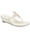 Charter Club Penelopee Wedge Slide Sandals, Created For Macy's Women's Shoes In White