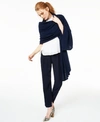 Charter Club Oversized Cashmere Scarf, Created For Macy's In Admiral Navy