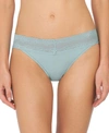 Natori Bliss Perfection Lace-waist Bikini Underwear 756092 In Ocean Mist