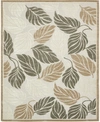 BRIDGEPORT HOME PASHIO PAS2 BEIGE/GRAY 8' X 10' AREA RUG