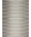 Nourison Key Largo Klg01 Silver 4' X 6' Outdoor Area Rug In Silver