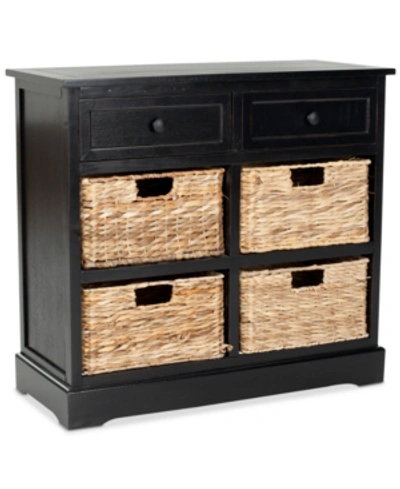 Safavieh Perkyn Cabinet In Black