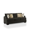 Furniture Of America Korona Park Upholstered Sofa In Gray