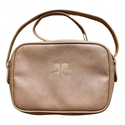 Pre-owned Courrèges Beige Leather Handbag