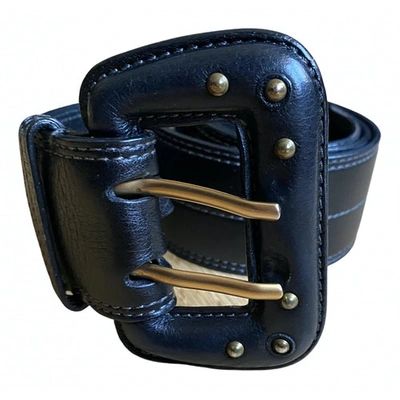 Pre-owned Chloé Black Leather Belt