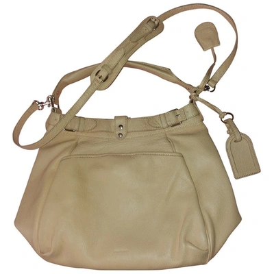 Pre-owned Vanessa Bruno Beige Leather Handbag