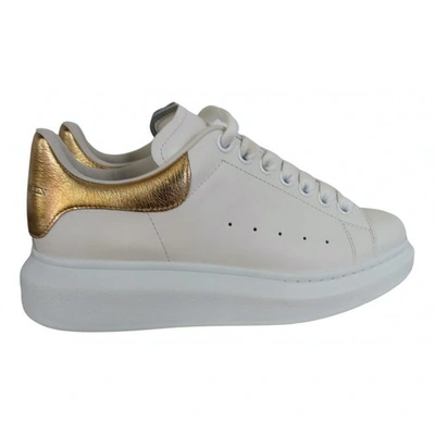 Pre-owned Alexander Mcqueen Oversize White Leather Trainers