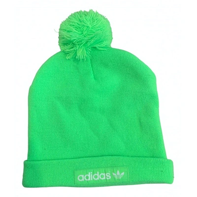 Pre-owned Adidas Originals Green Cotton Hat & Pull On Hat