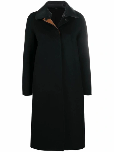 Ferragamo Salvatore  Women's Black Wool Coat